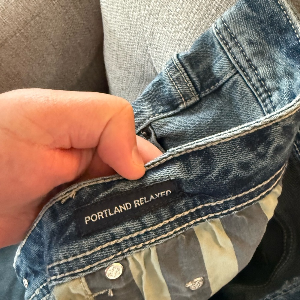 Relaxed Fit Men’s Jeans - Blue - Picture 7 of 8